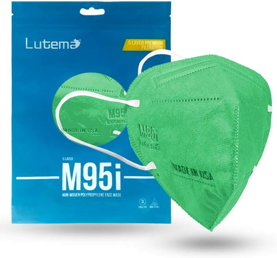 10 Pack! 5 Layer Protection KN95 / M95i Face Mask MADE IN USA Filtration 99%