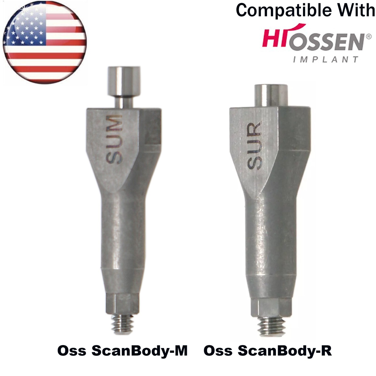Dental CAD/CAM Implant Scan Body Analog Compatible With Hiossen Nobel Straumann