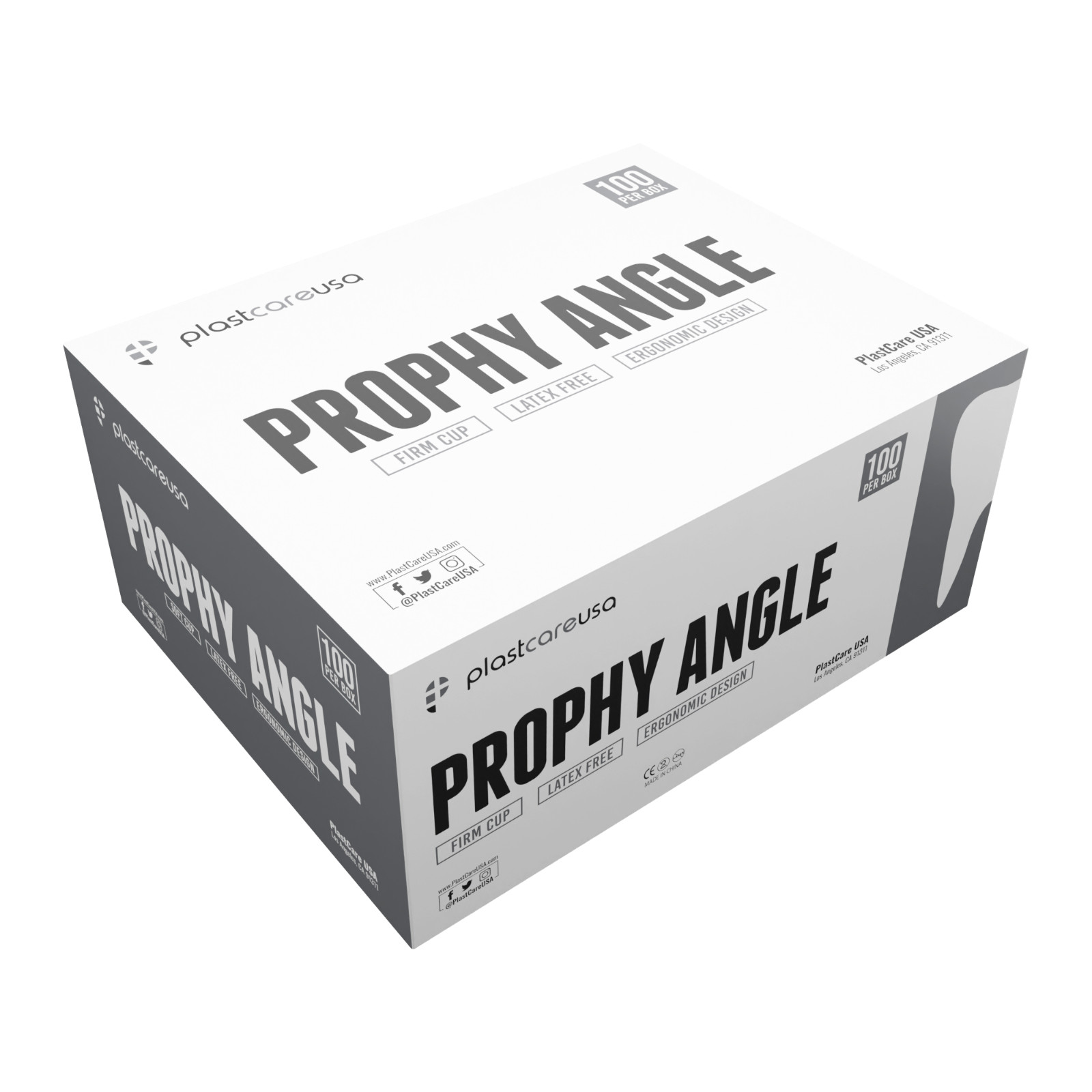 500 Dental Prophy Angles Firm Cup, Disposable & Latex Free, (5 Box of 100)