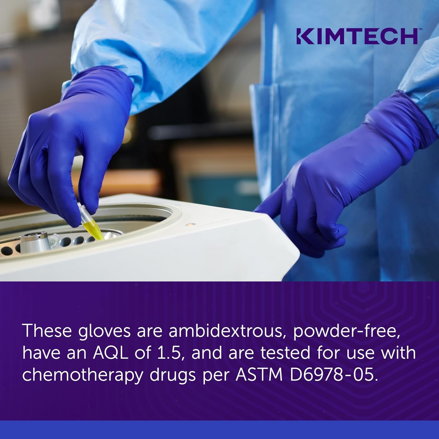 Kimtech™ Vista™ Nitrile Exam Gloves (62826) 4.3 Mil, Ambidextrous, 9.5”, S, 200
