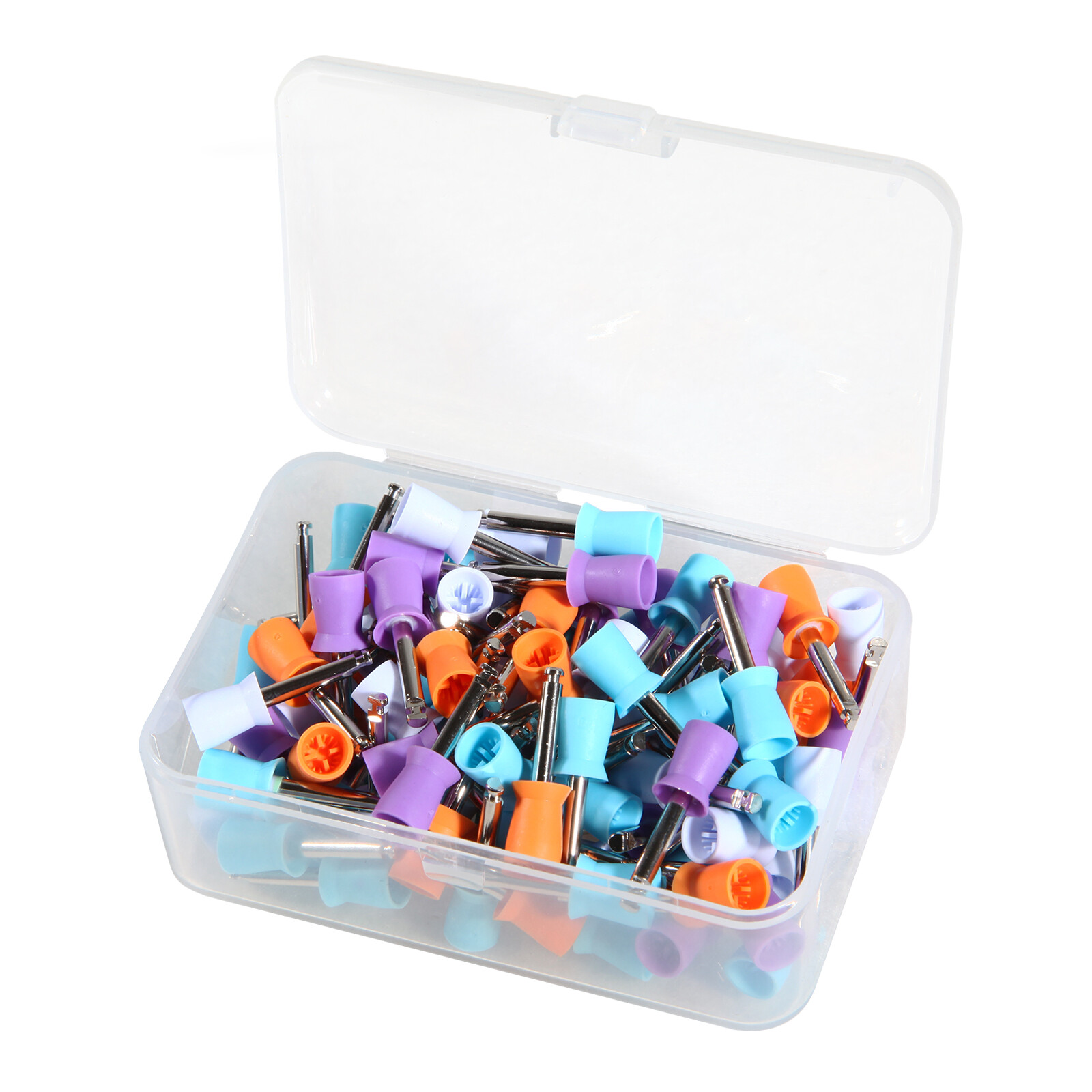 100 pcs/box Dental Rubber Prophy Tooth Polishing Cups brushes Tapered/Screw SA