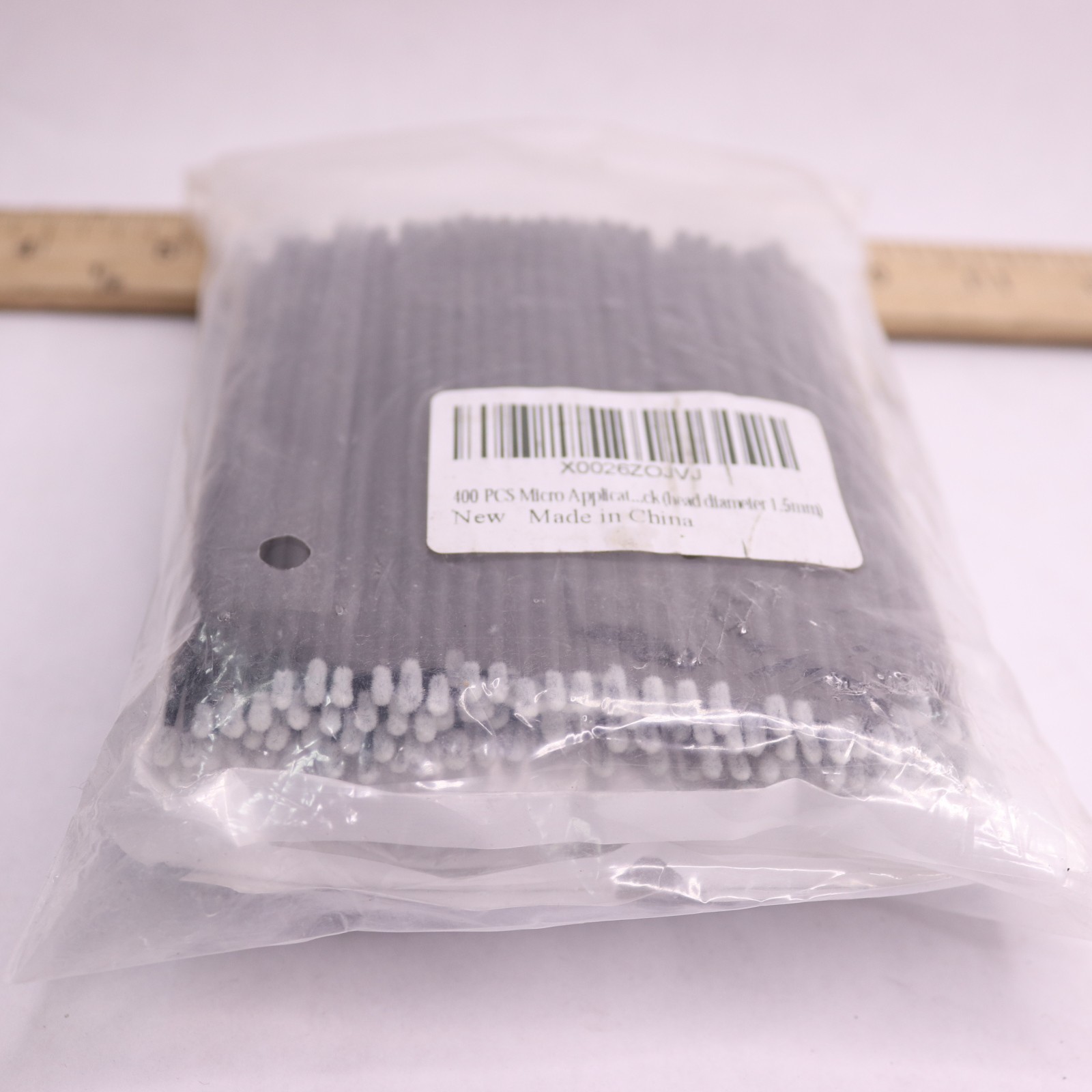 (400-Pk) Micro Brushes High-End Microswabs For Eyelash Extensions Black 1.5 MM