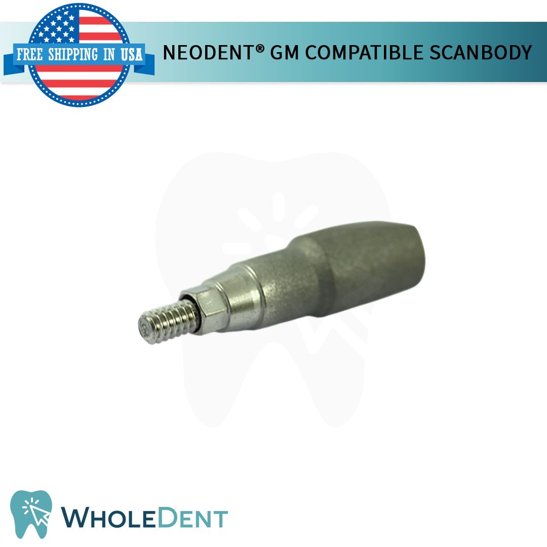 Dental Titanium Scan Body Neodent® GM Compatible CAD CAM