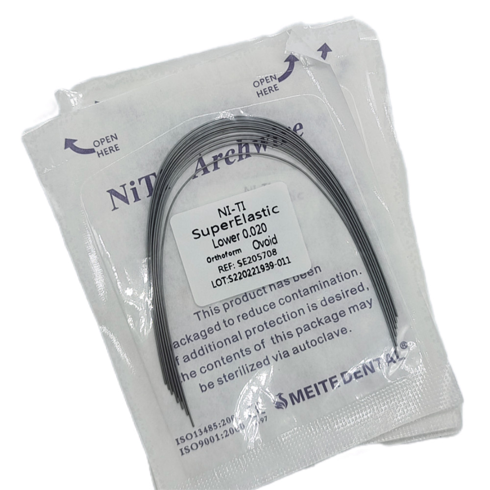 Dental Orthodontic Super Elastic Niti Arch Wire Round 012-020 UPPER LOWER