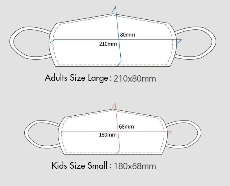 10 Packs MHCARE Adjustable KF94 Korean Face Mask Made in Korea Cover Adults Kids