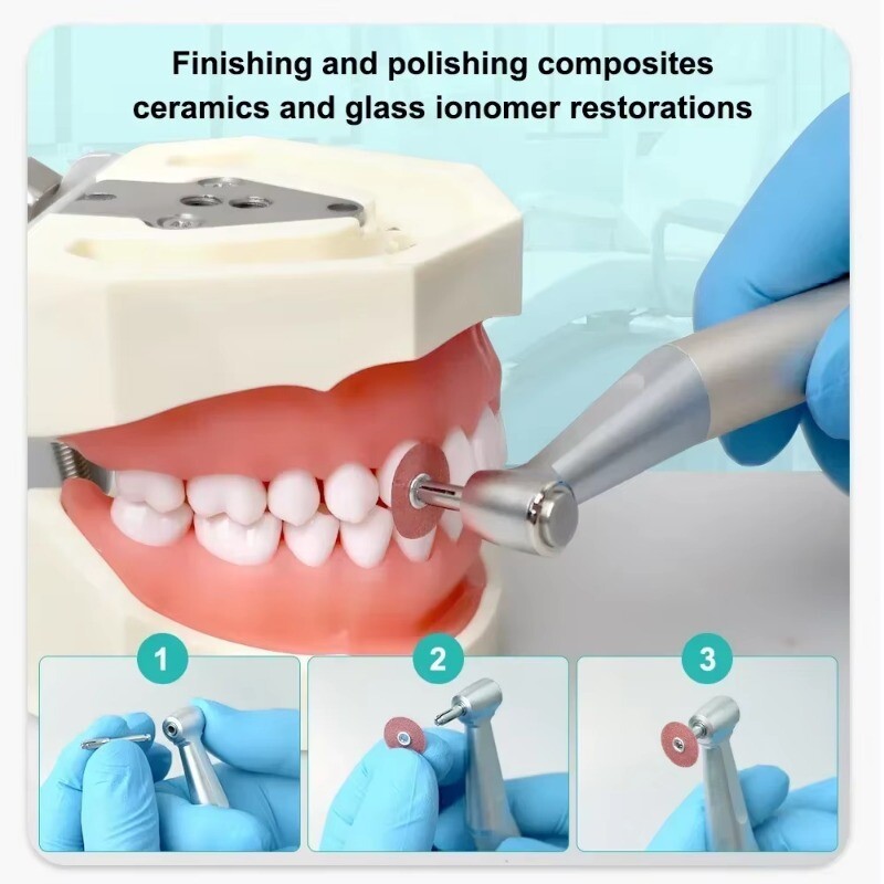 Dental Soflex Coarse Medium Fine Composite Finishing Polishing Discs Superfine