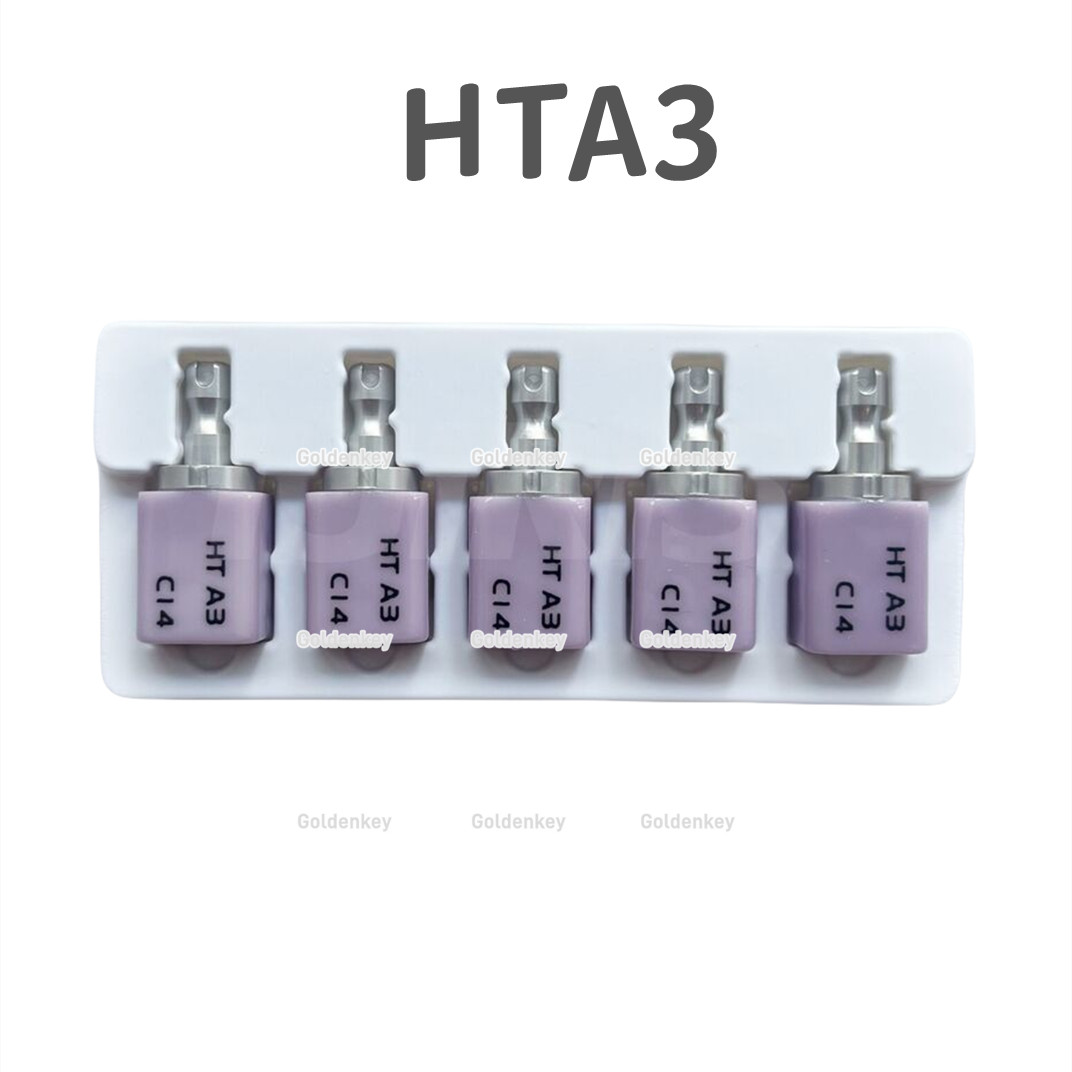 5Pcs/Box C14 Dental Glass Ceramic Lithium Dislicate Blocks Cerec CAD CAM
