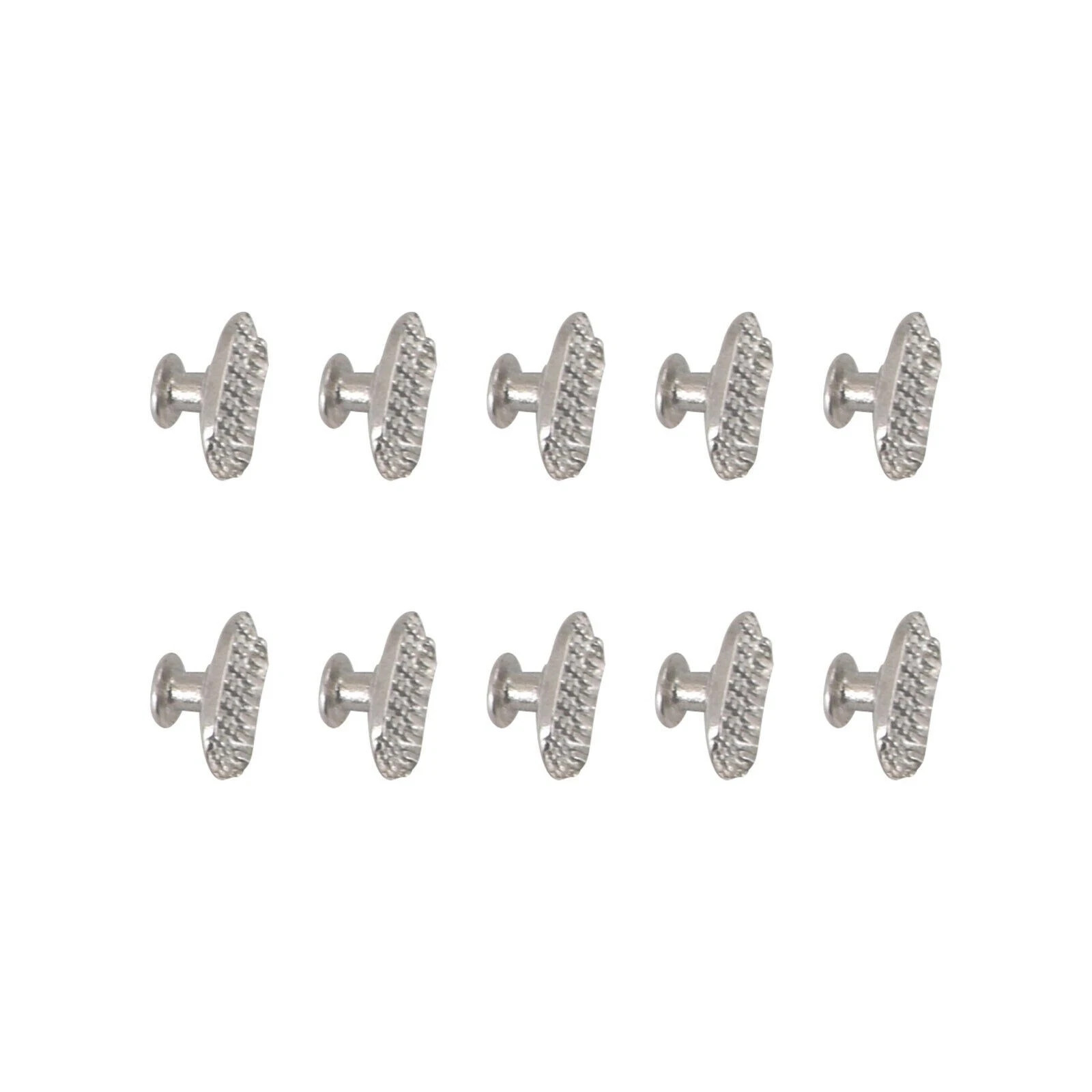 10Pcs/Pack Dental Orthodontic Lingual Buttons Bondable Elliptical Mesh Base