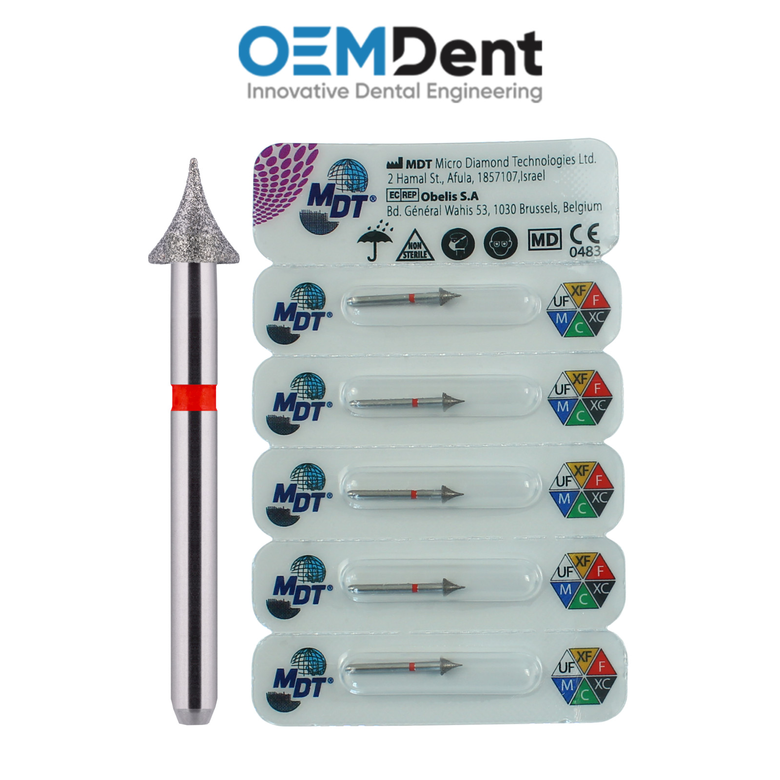 MDT FG Diamond Burs Occlusal Trimming 466 Trimming Contouring Restorations