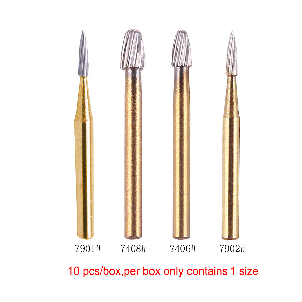 AZDENT Dental Tungsten Carbide Tungsten Steel Burs for High Speed Handpiece
