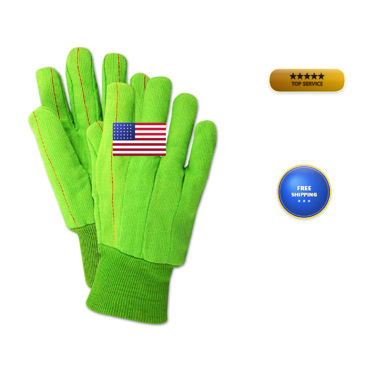 Magid Multimaster Double Palm Canvas Gloves Knit Wrist 48 Pairs Size Mens Jumbo
