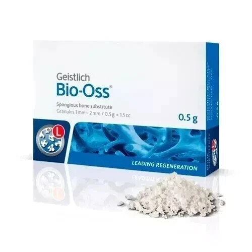 Geistlich “Bio-Oss” Large Granules(1mm-2 mm) Bone Grafting Material 0.5 g./1.5cc