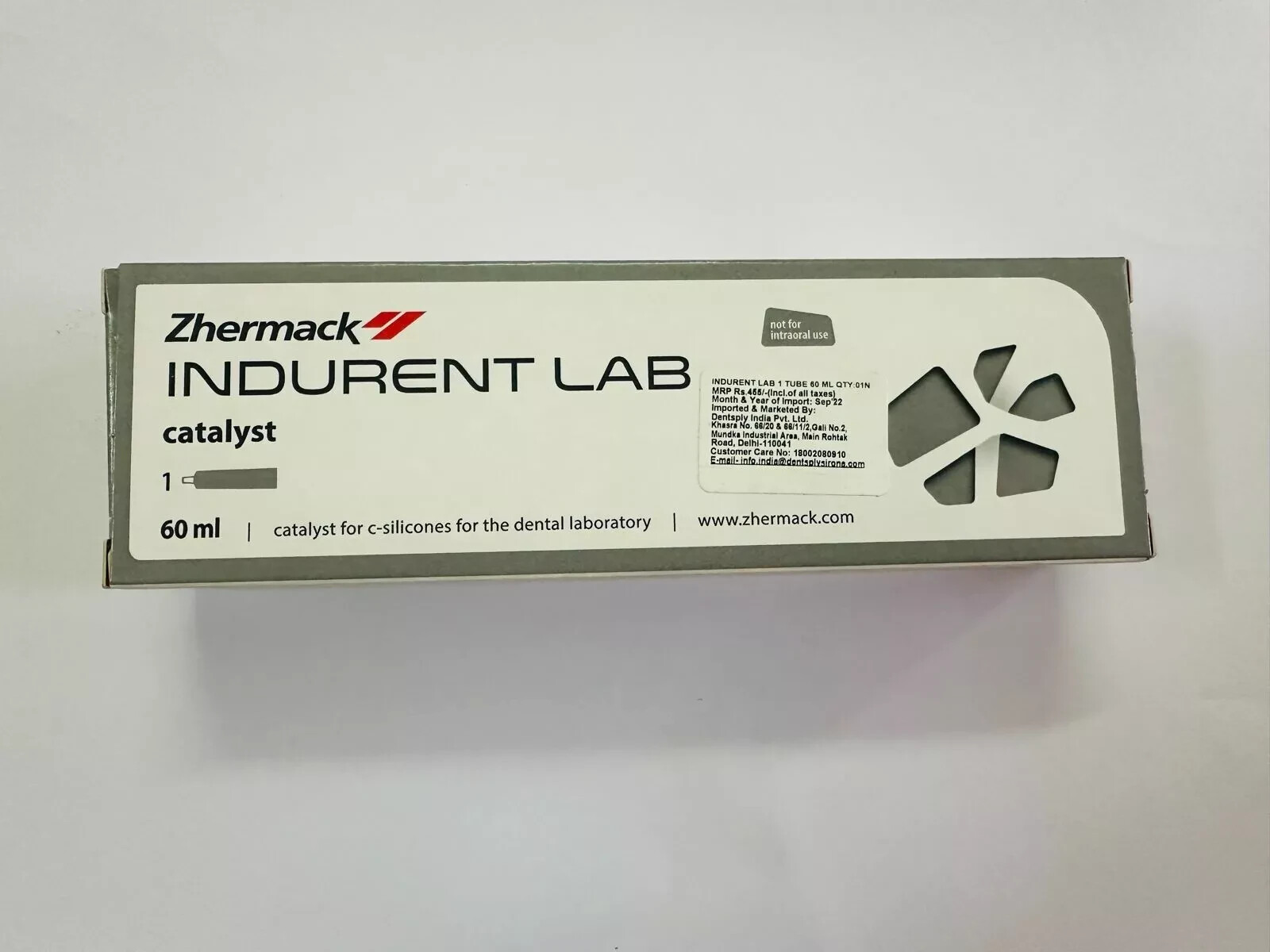 Zhermack Catalisador Indurent Lab suitable for Zetalabor and Titanium C-Silicone