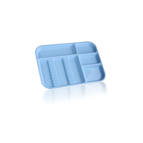 Plasdent 300BDS-2PS Set-Up Tray Divided Size B Ritter 13-1/2″x9 5/8″x7/8″ Blue
