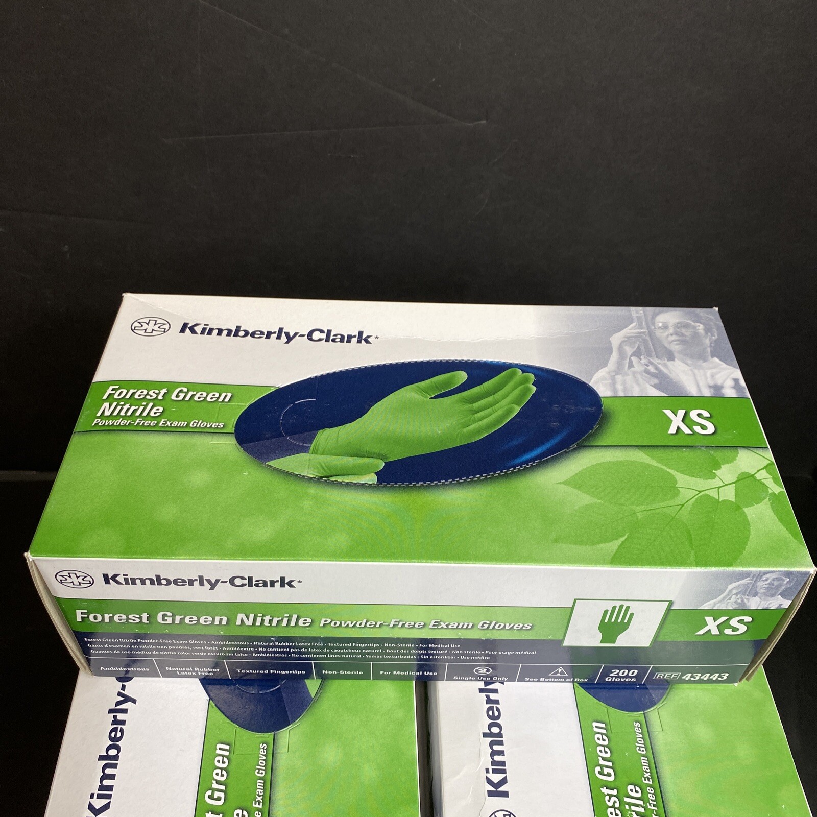 Kimberly-Clark Nitrile Gloves Extra Small 5 Boxes with 200 Gloves Each