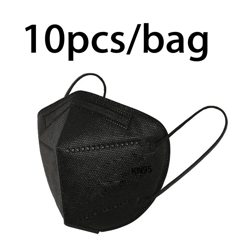 50PCS KN95 5-Layer Face Mask Disposable Breathable Earloop Masks