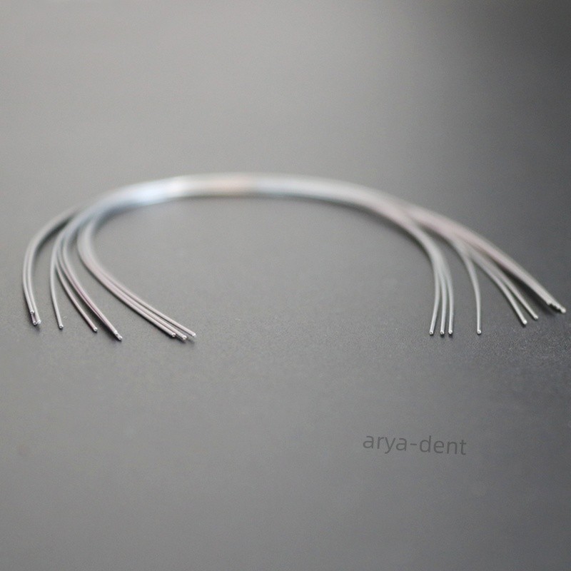 Dental Ortho Niti Ovoid Form Round Rectangular Arch Wire Thermal Activated Arcs