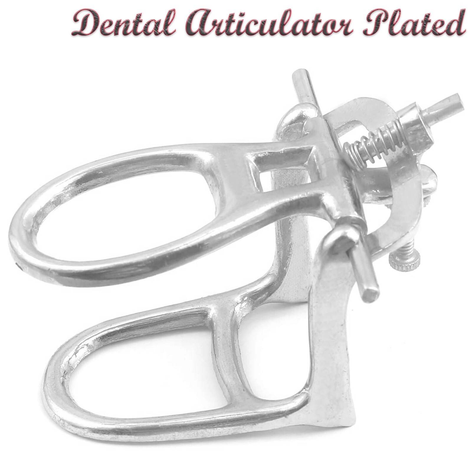 Dental Lab Articulator Chrome Plated HIGH Arch Denture Adjustable Device DN-2172