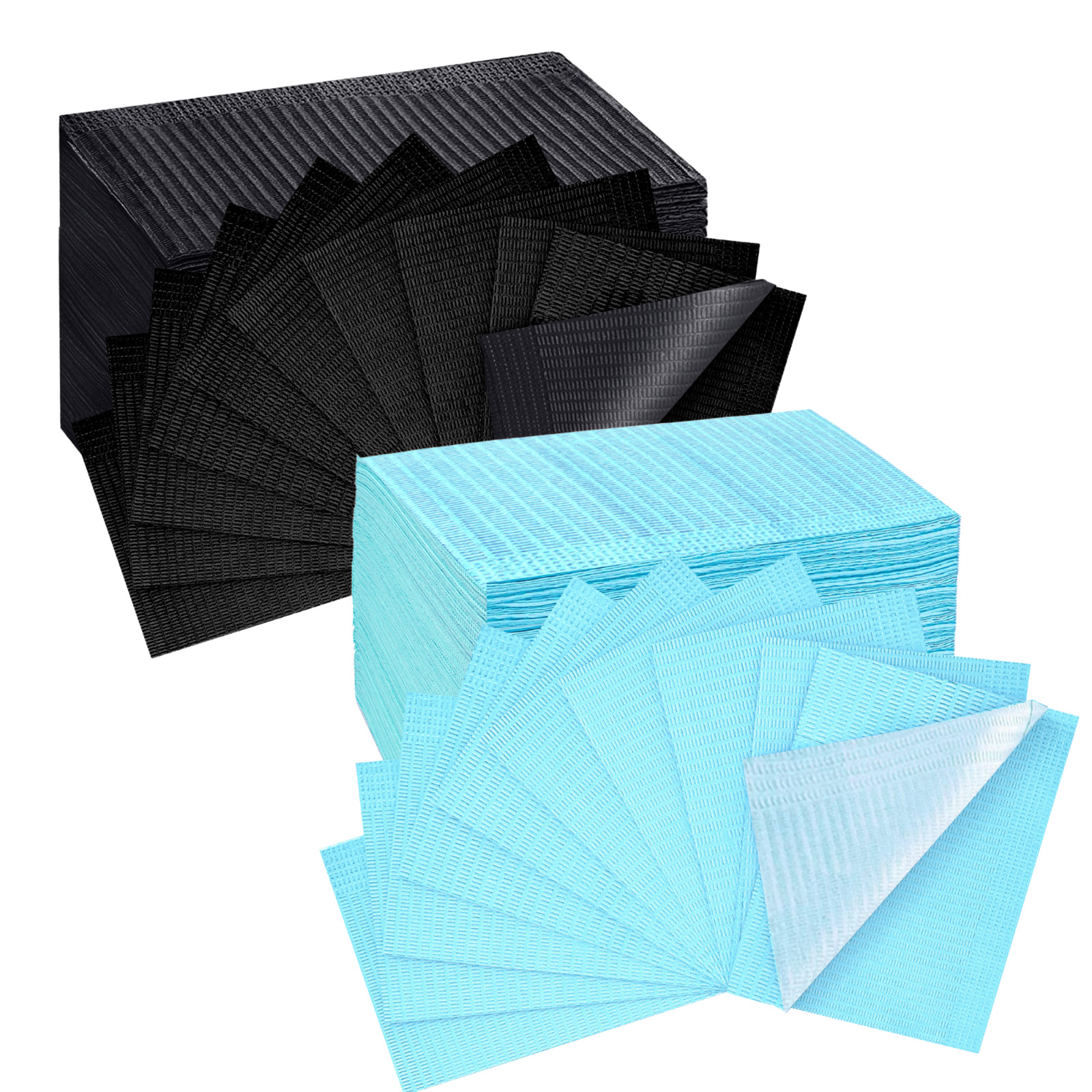Disposable Dental Bib 13″x 18″ – 3 Ply Waterproof Tattoo Bib Sheet for Patients