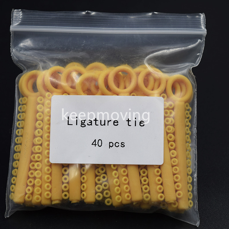1 Pack 1040 Pcs Dental Orthodontic Elastic Braces Rubber Ligature Ties 37 Colors