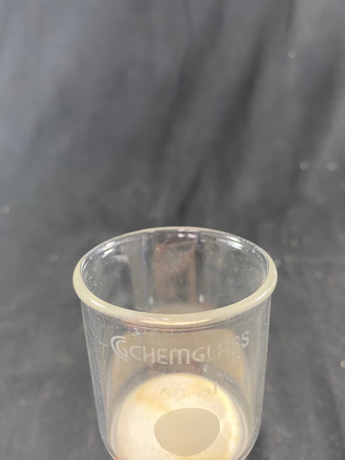 CHEMGLASS Glass 60mL M Frit 24/40 Vacuum Buchner Filter Funnel CG-1406-08 (B)