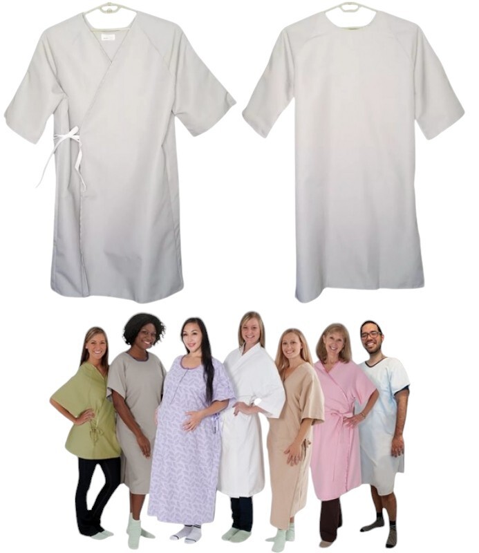 Unisex L Patient Gown Robe Butcher Dr. Smock Exam Hospital Medical Halloween New