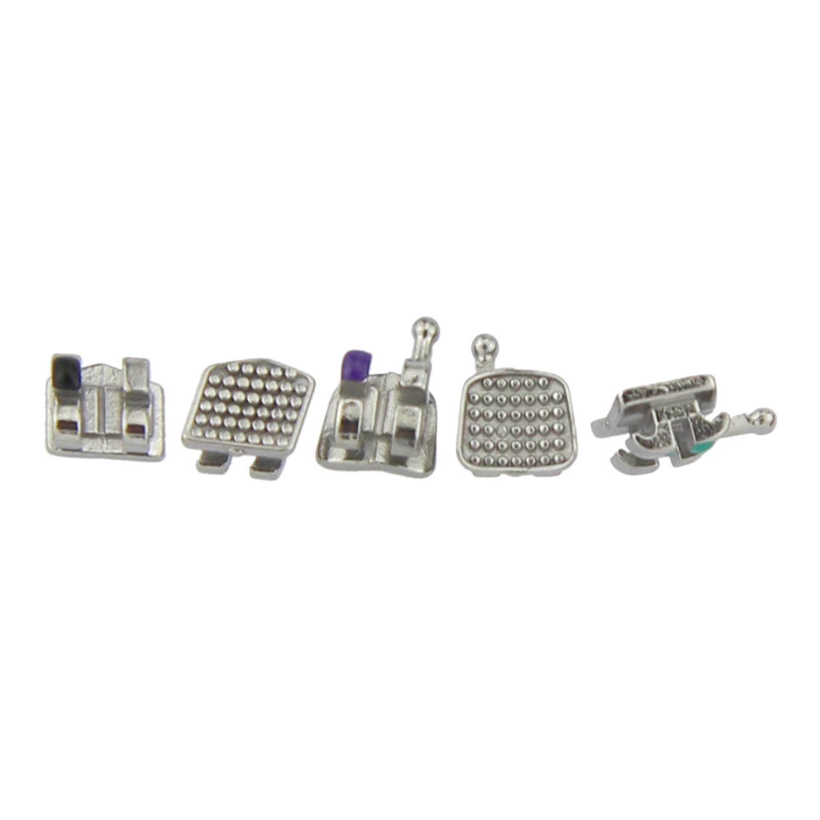 Dental Metal Brackets Orthodontic MIM MINI Brace Roth 022 345 Hooks MBT 018 OC