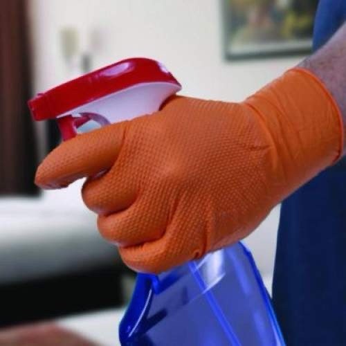 100 Ct Xtreme Diamond Textured Nitrile Gloves medium Food Cleaning Automotive