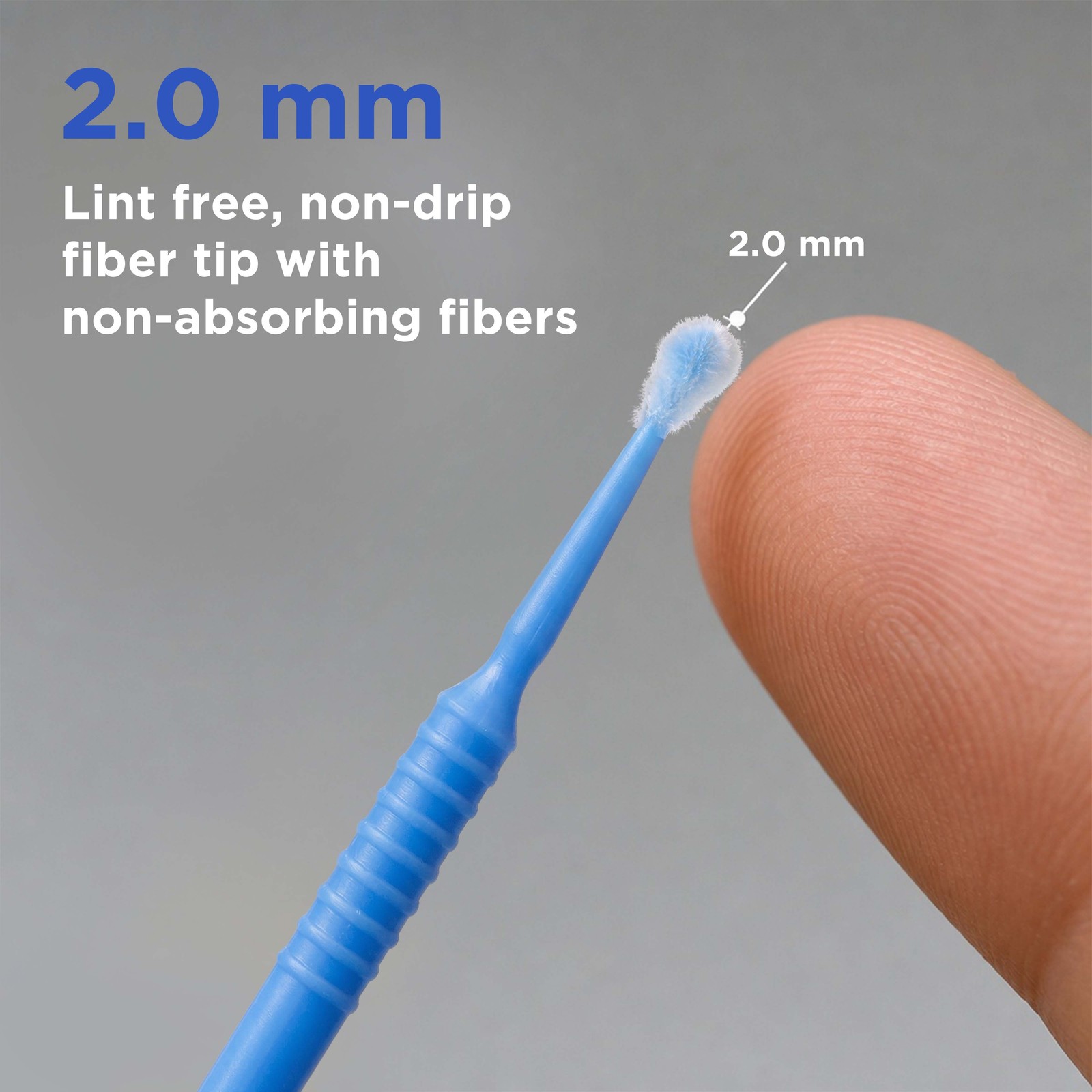 100 Eyelash Extension Micro Brushes, 2.0mm Tip Brush Applicators, Paint Touch Up