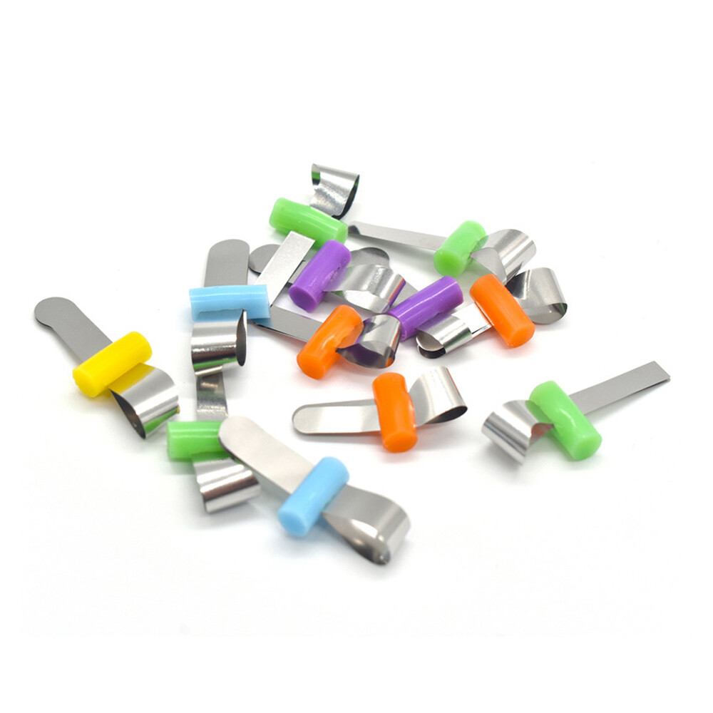50 Pcs Mixed Dental Auto-matrix Forming Sheet Retainerless Matrices Bands