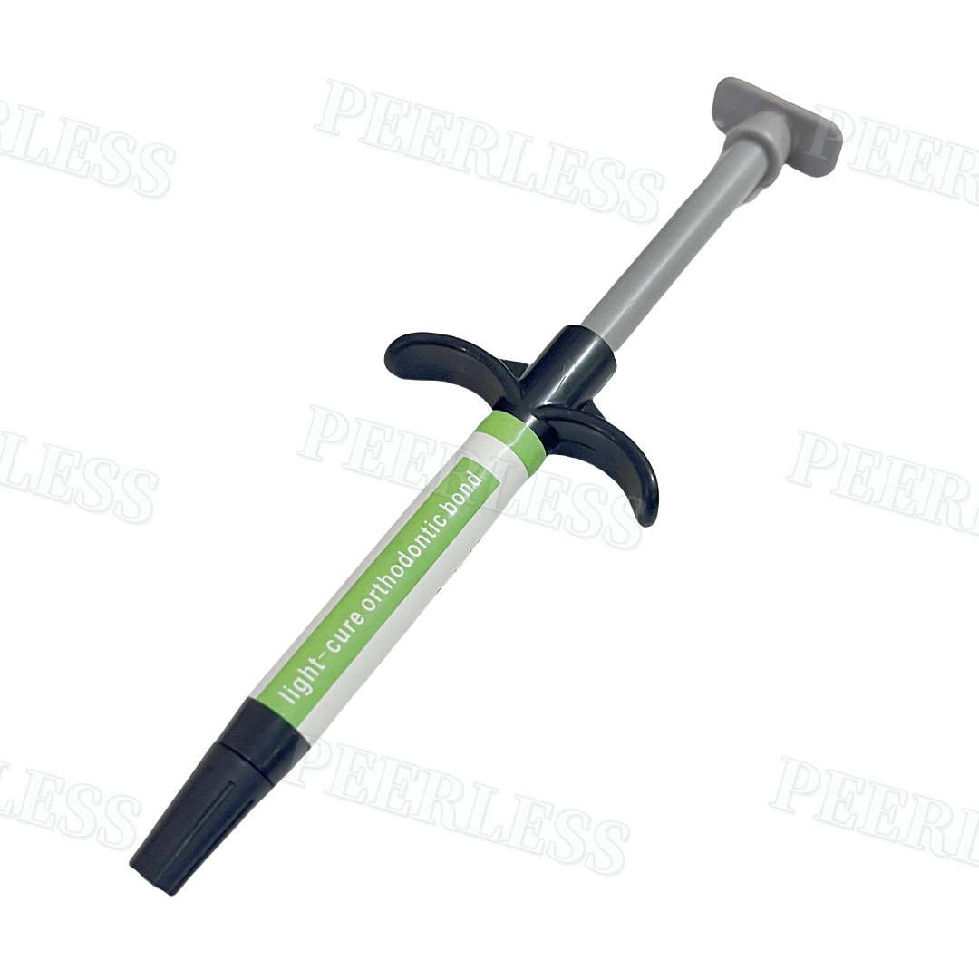 New Dental Light-Cure Adhesive Orthodontic Enamel Bonding Green Brackets Resin