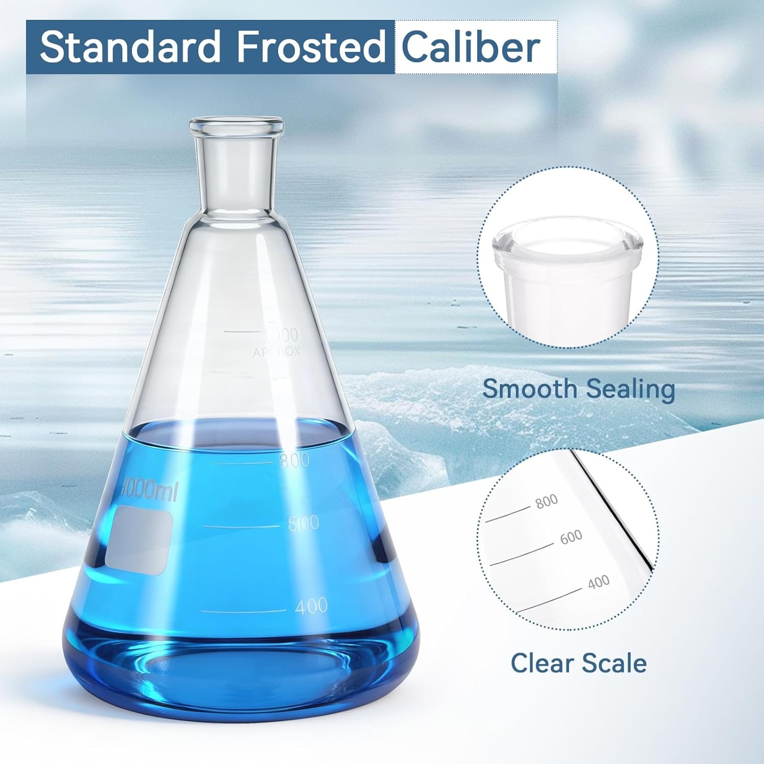 Lab Filtration | Filtr Buchner Funnel Flask Kit 1000ml Filter & 250/500ml Funnel
