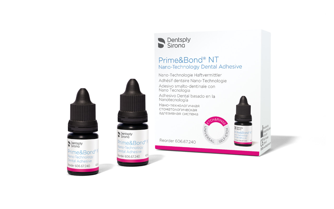 Dentsply Sirona 60667240 Prime & Bond NT Light Cure Refill Kit 4.5 mL 2/Pk