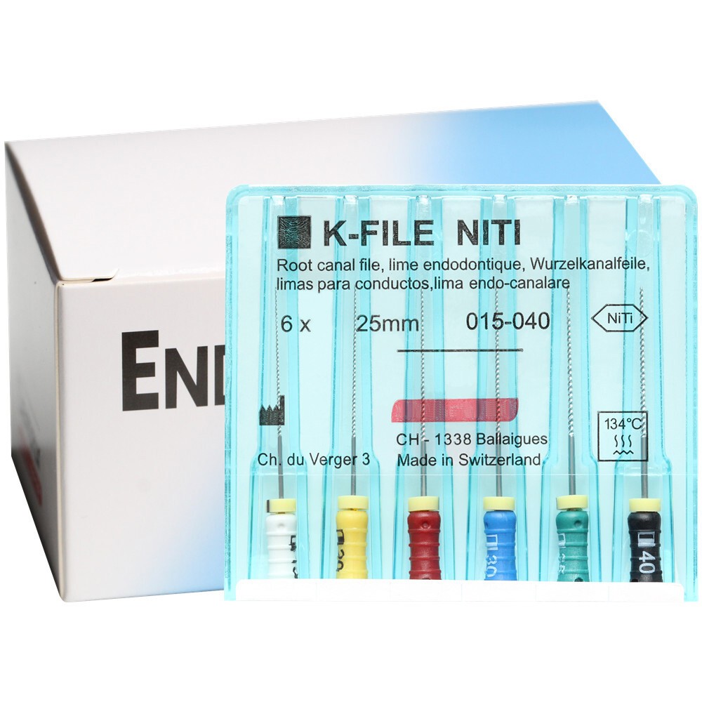 Dental K-FILE NITIFLEX NiTi Flexible Endodontic ENDO Root Canal K Files 21/25mm