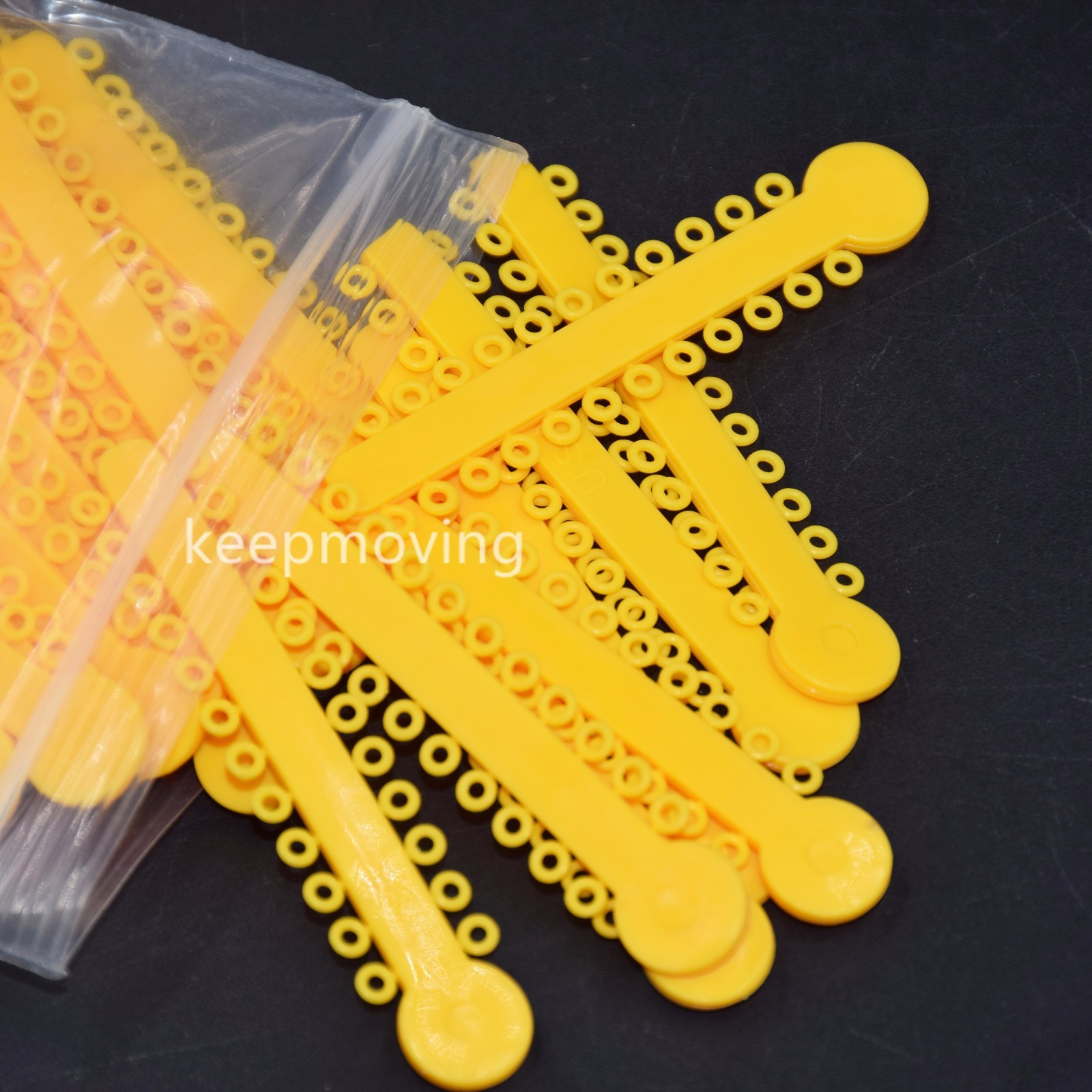 1040 Dental Orthodontic Ligature Ties Elastic Rubber Band Elastomeric Ligaduras