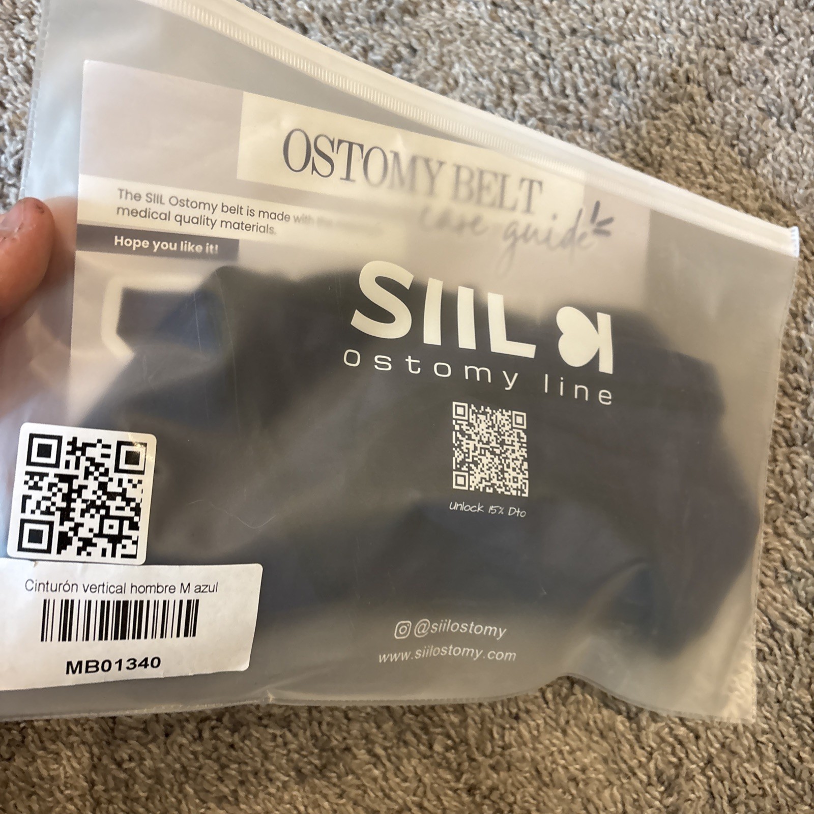 SIIL Ostomy Belt for Men & Women | FSA & FHA Approved | Ostomy Bag Covers MEDIUM