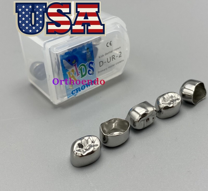 Dental Pediatric Crown Kids stainless steel molar crowns preformed Primary