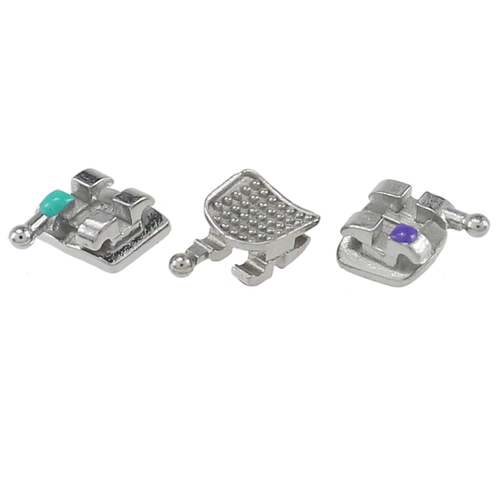 USA 10 Sets Dental Orthodontic Brackets Metal Braces MIM Mini MBT 022 345 Hooks