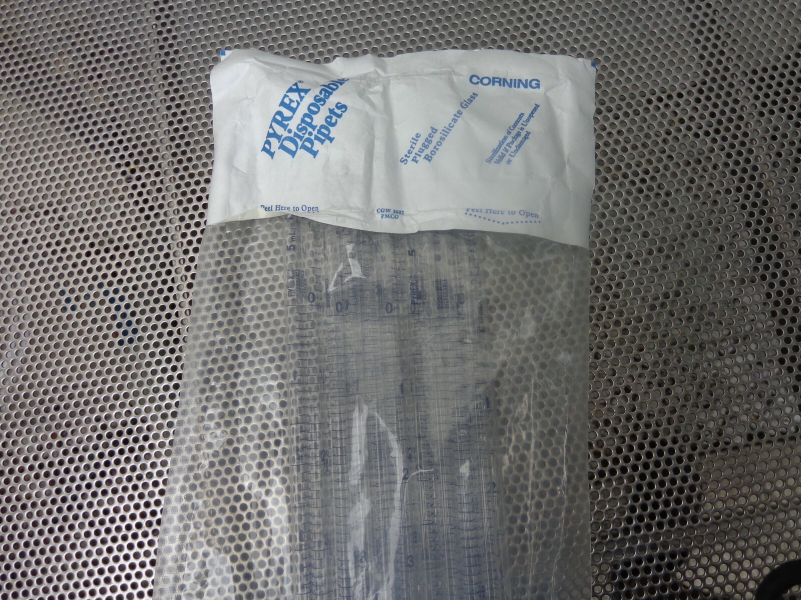 NEW Pyrex 5ml 1/10 Disposable Serological Pipets 10-Pack CGW 3602 PMCO CGW3602