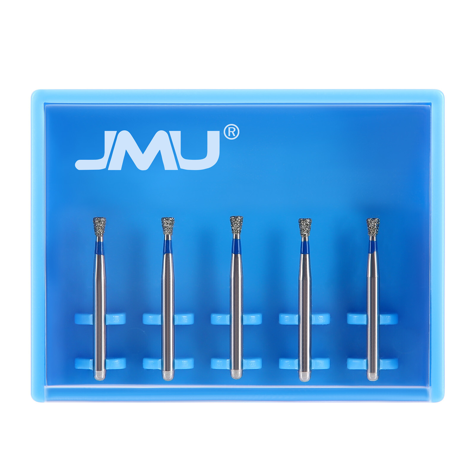 JMU Dental Diamond Burs FG 805-016M Medium Grit Inverted Cone
