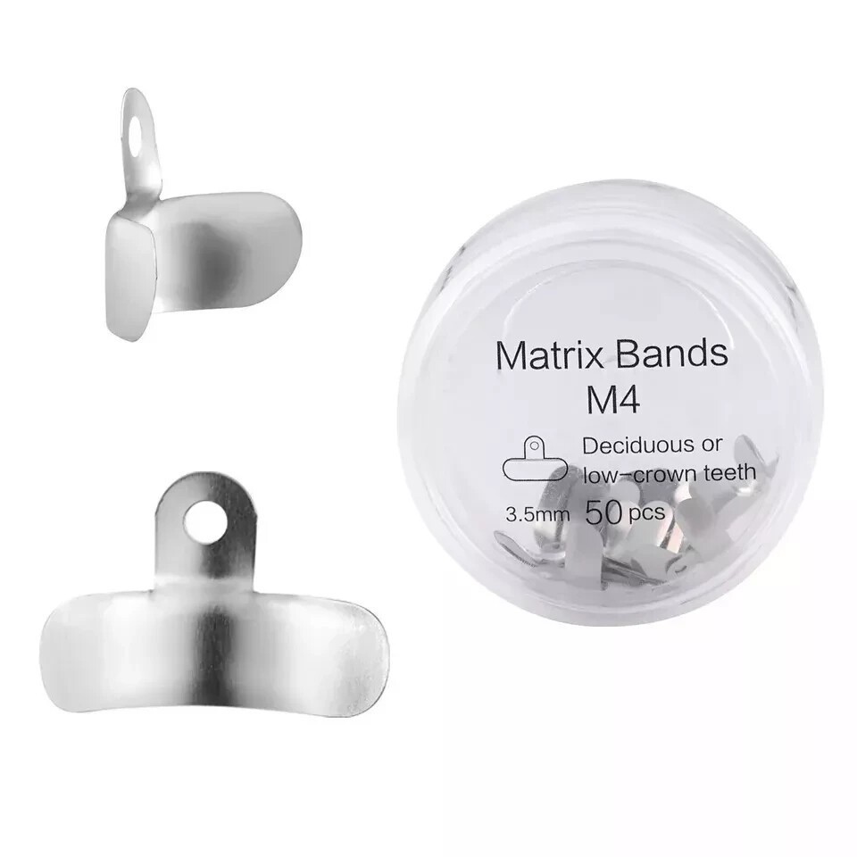 Dental Matrix Bands Fit Palodent V3 M4 Sectional Contoured Metal Matrices USA
