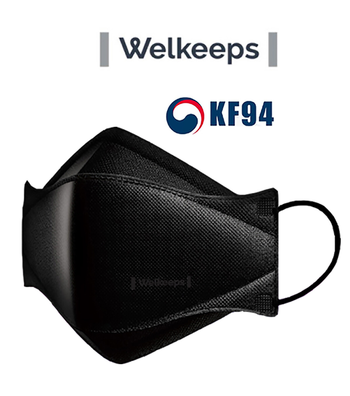 Welkeeps KF94 Korean Face Mask Made in Korea Respirators Protective Adults Kids