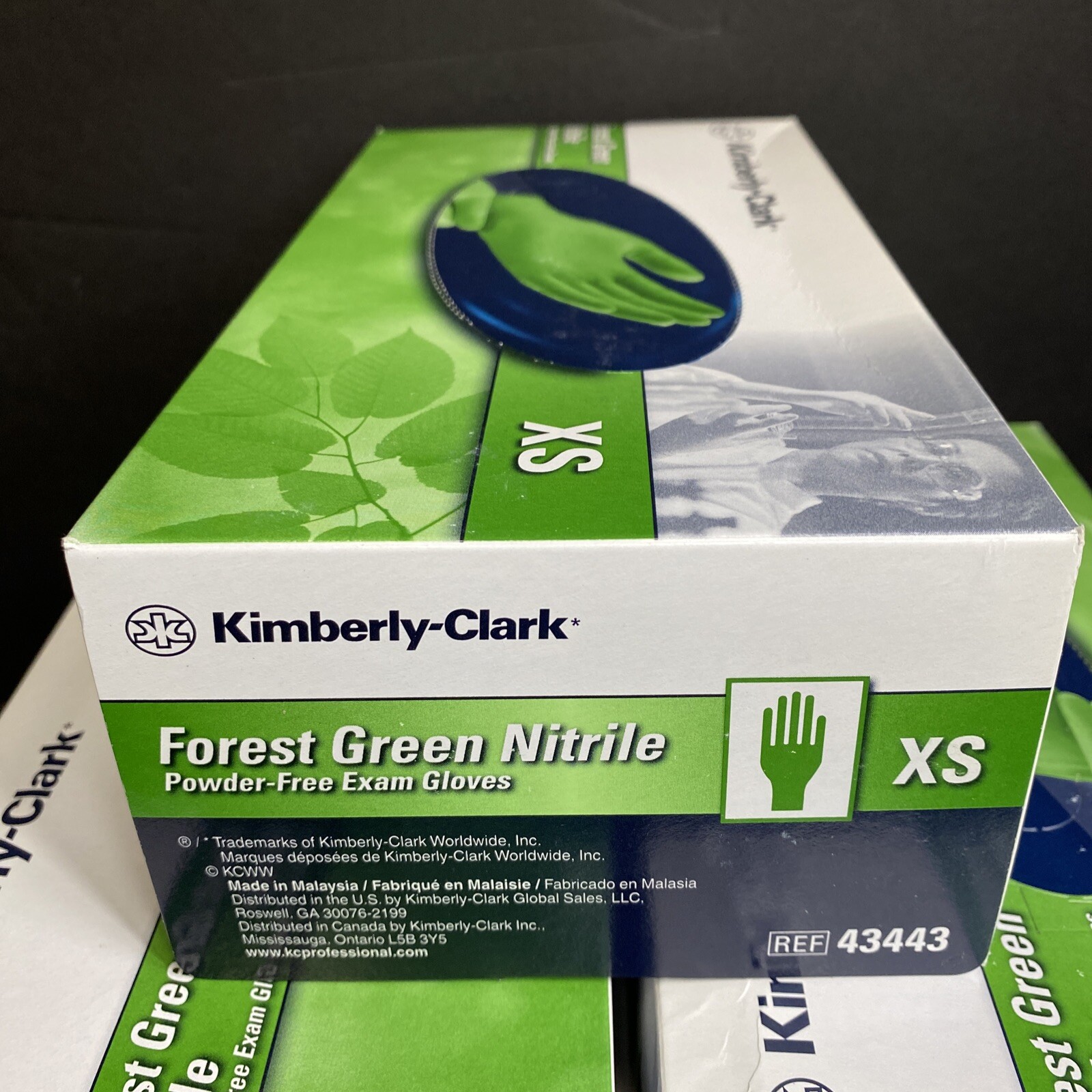Kimberly-Clark Nitrile Gloves Extra Small 5 Boxes with 200 Gloves Each