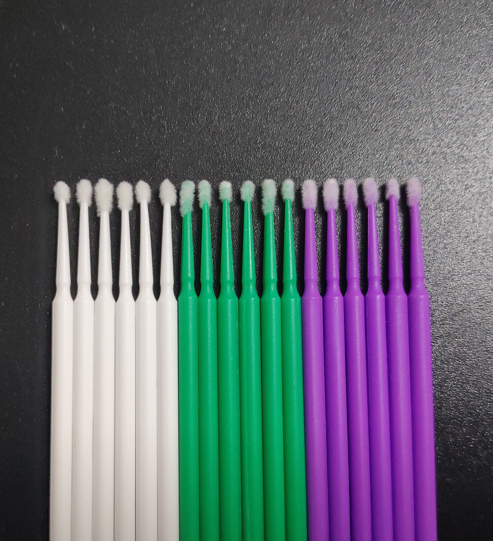600Pcs Dental Swabs Disposable Applicators Micro Brush Stick Eyelash Extension