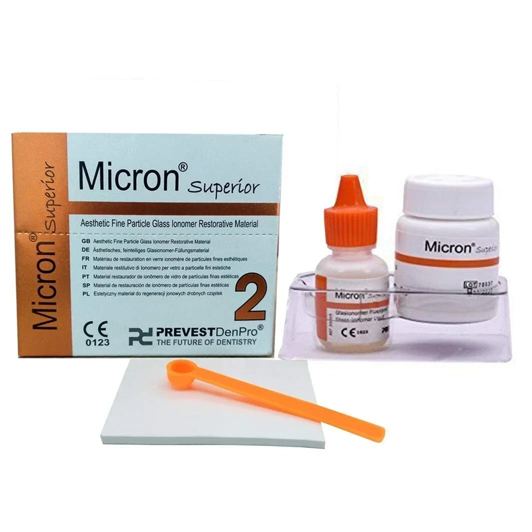 Prevest Micron Superior 2 Dental Glass Ionomer Cement GIC Restorative Filling