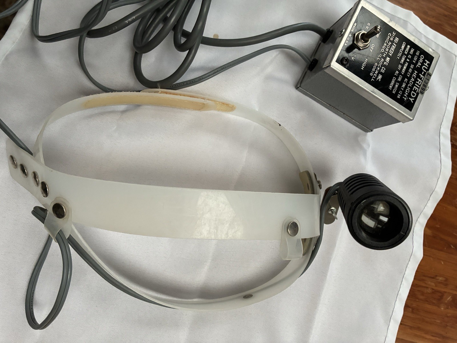 Hu-Friedy Oral Headlight L13899 Dental Headband Light 110-120V