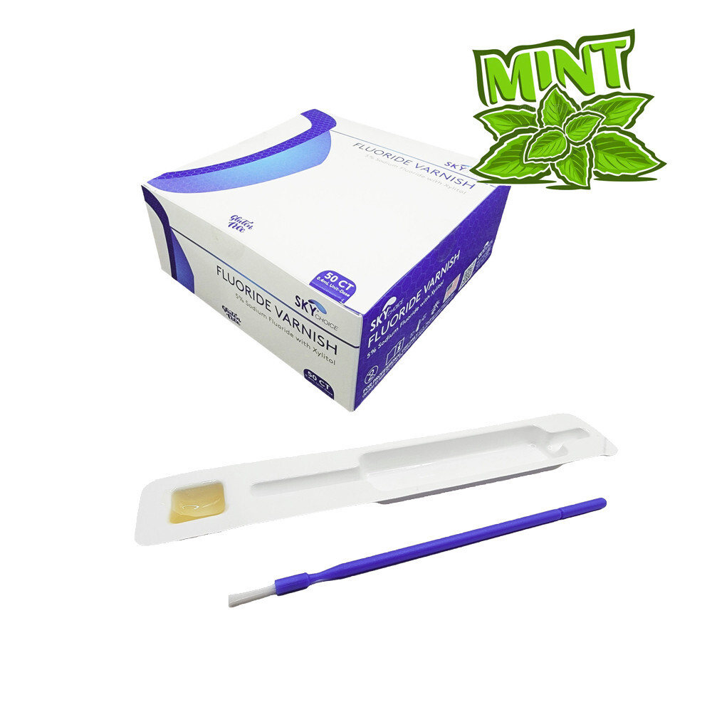 50x Fluoride Varnish 5% Sodium Bubblegum Flavor (0.4ml x 50)