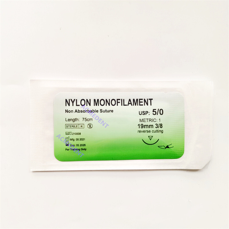 Impacted Tooth Extraction Silk Gut PGA Dental Traning Train Nylon