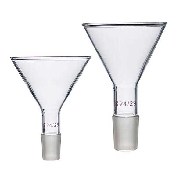 50mm-150mm Glass Funnel with Standard Joint Transparent Laboratory Glassware