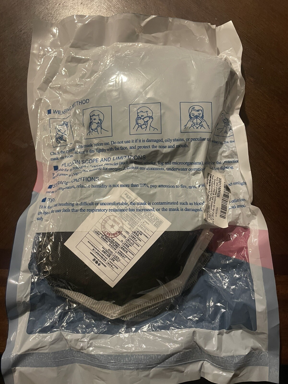 30 Pc White Black And Grey KN95 Protective 5 Layer Face Mask Disposable Mask